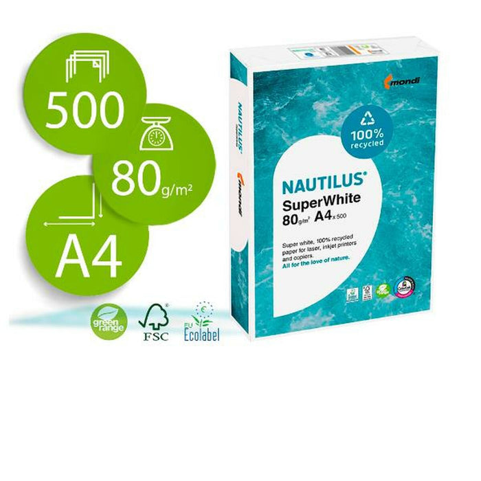 Hârtie pentru printat Nautilus 13408010001 A4