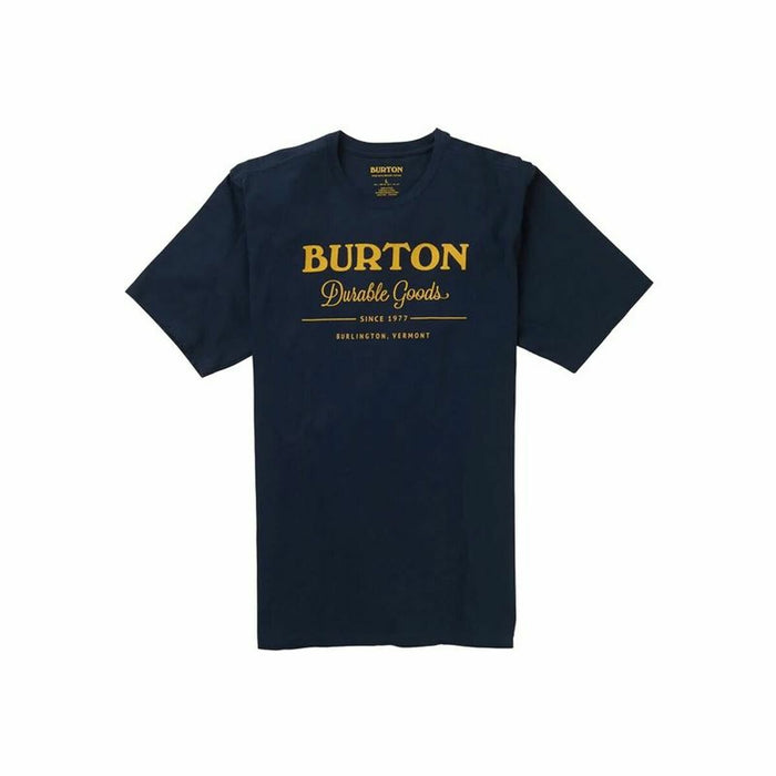 Tricou cu Mânecă Scurtă Bărbați Burton Durable Goods Negru