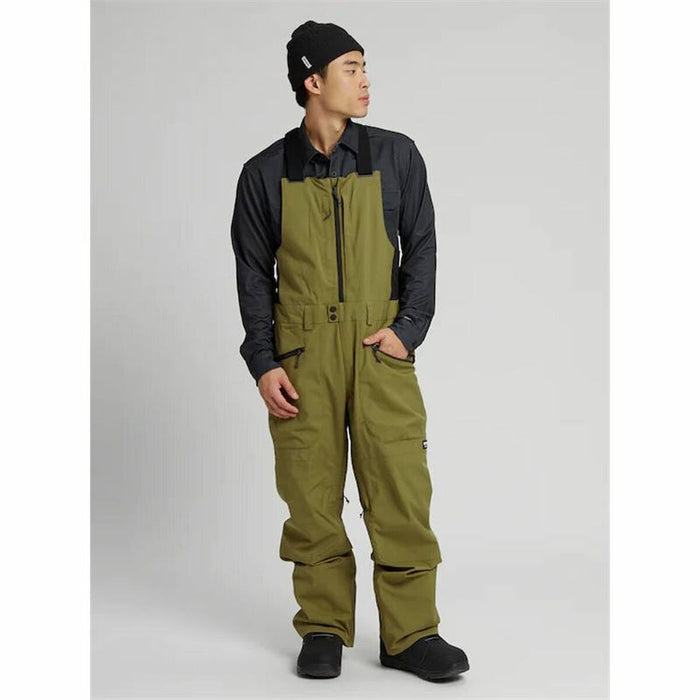 Pantaloni de ski Burton Măslină Bărbați