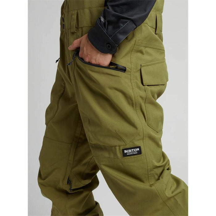 Pantaloni de ski Burton Măslină Bărbați