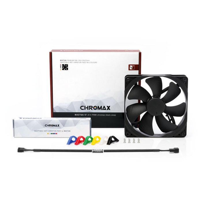 Ventilator de Unitate Noctua NF-A14 PWM chromax.black.swap Ø 14 cm