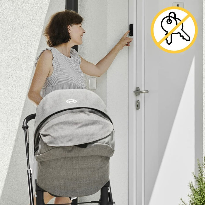 Lacăt cu cheie Nuki 220284 Negru
