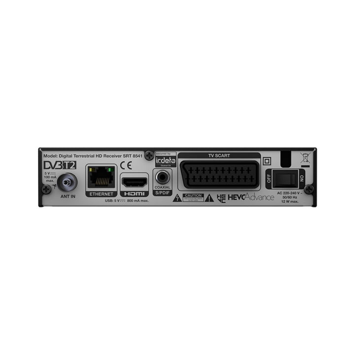 Tuner Televiziune Digitală Terestră STRONG Negru DVB-T2