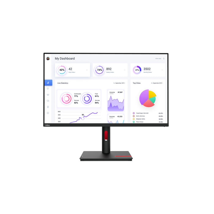 Monitor Lenovo 63D2GAT1EU 4K Ultra HD 32" 60 Hz