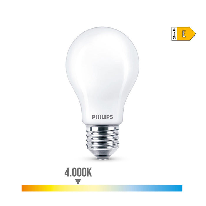 Bec LED Philips Standard E 8,5 W E27 1055 lm Ø 6 x 10,4 cm (4000 K)