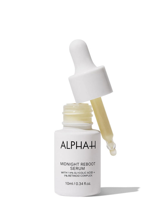 Ser de față Alpha-H Midnight Reboot, exfoliant și iluminator, de noapte, miniatură 10 ml