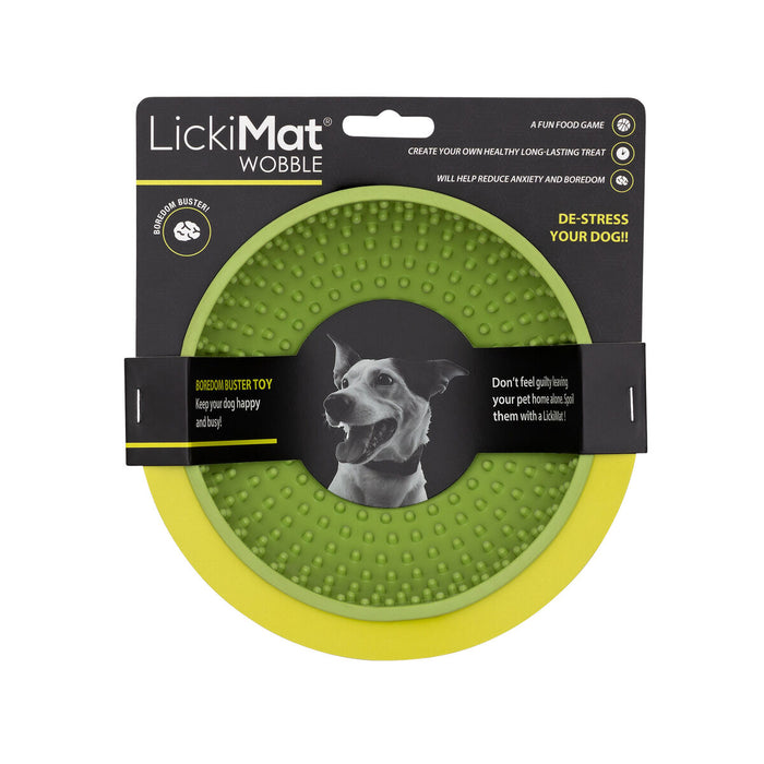 Dispozitiv de hrănire pentru câini Lickimat Verde Gumă Modern 600 ml