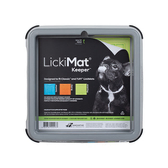 Dispozitiv de hrănire pentru câini Lickimat Indoor Keeper Gri polipropilenă