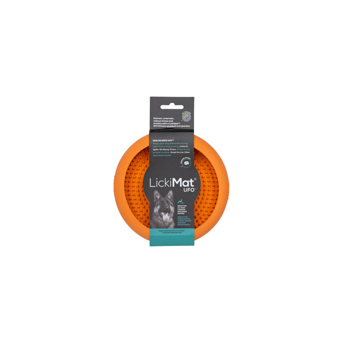 Dispozitiv de hrănire pentru câini Lickimat Orange Gumă Modern