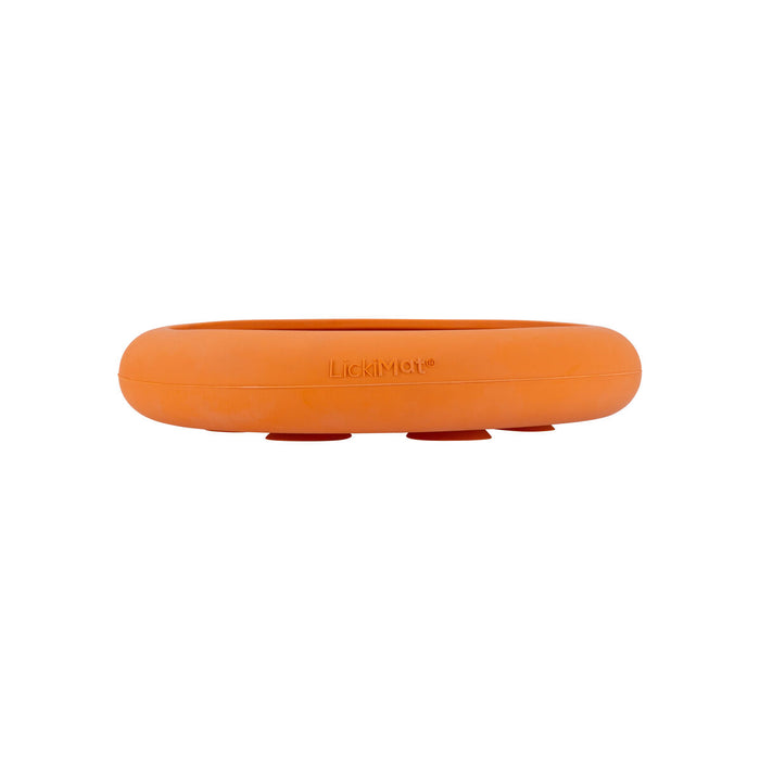 Dispozitiv de hrănire pentru câini Lickimat Orange Gumă Modern