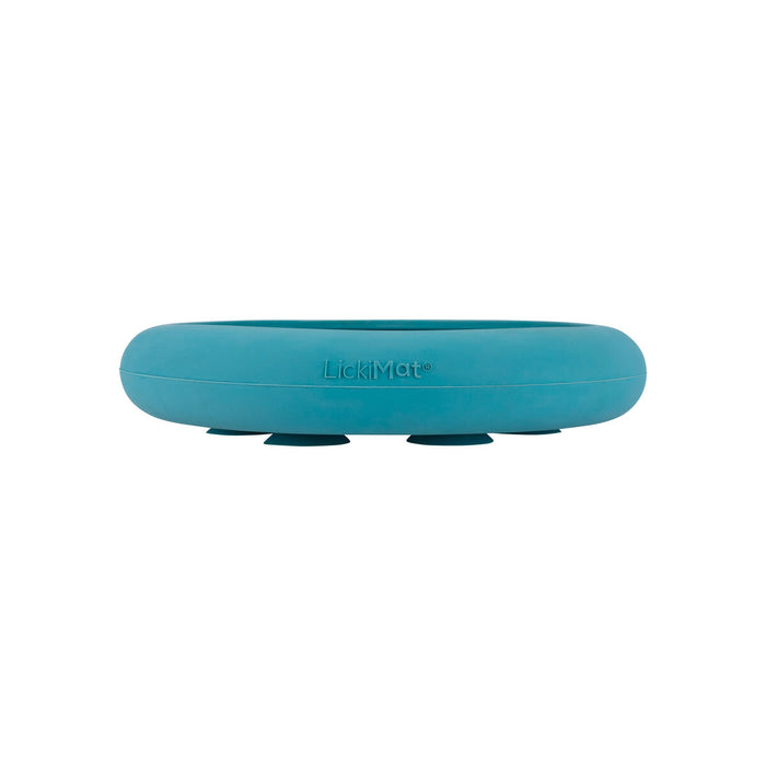 Dispozitiv de hrănire pentru câini Lickimat Turquoise Gumă