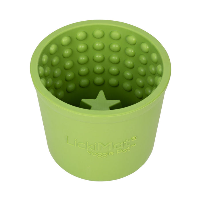 Dispozitiv de hrănire pentru câini Lickimat Verde Gumă