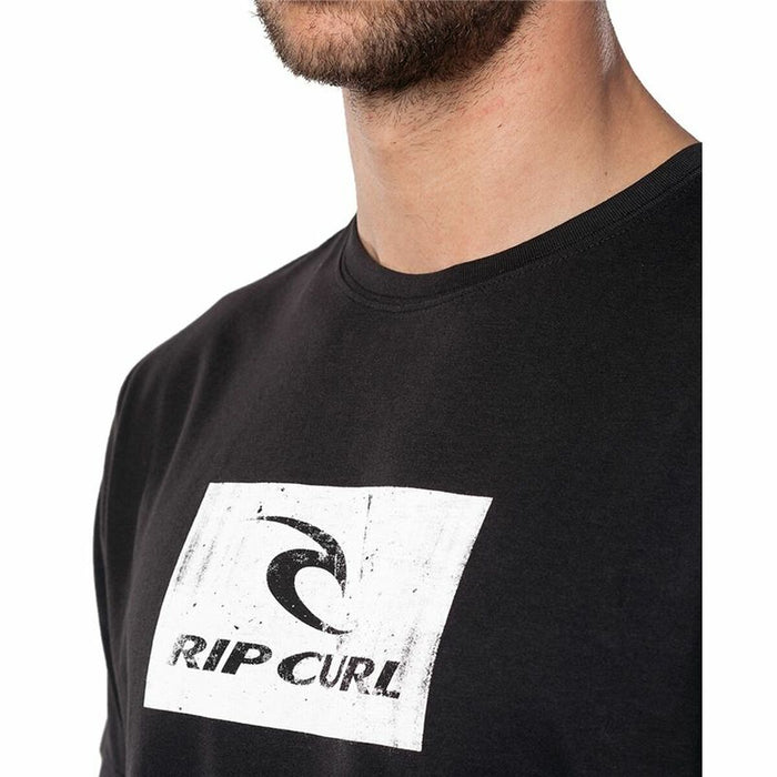Tricou cu Mânecă Scurtă Bărbați Rip Curl Hallmark Negru