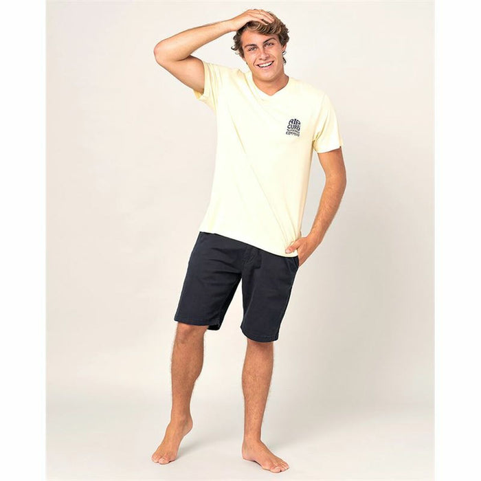 Tricou cu Mânecă Scurtă Bărbați Rip Curl  Sport  Galben