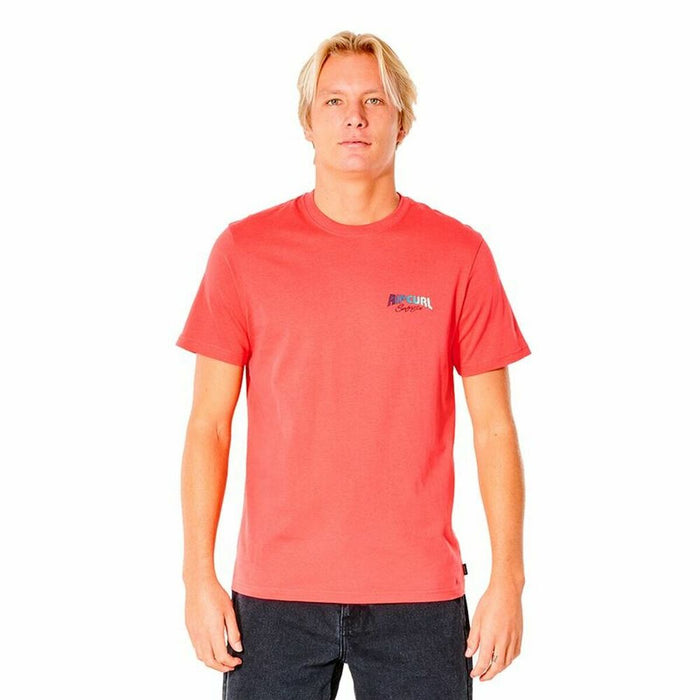 Tricou cu Mânecă Scurtă Bărbați Rip Curl Revival Inverted  M Somon