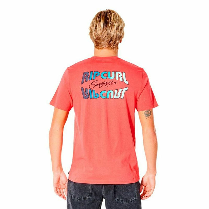 Tricou cu Mânecă Scurtă Bărbați Rip Curl Revival Inverted  M Somon