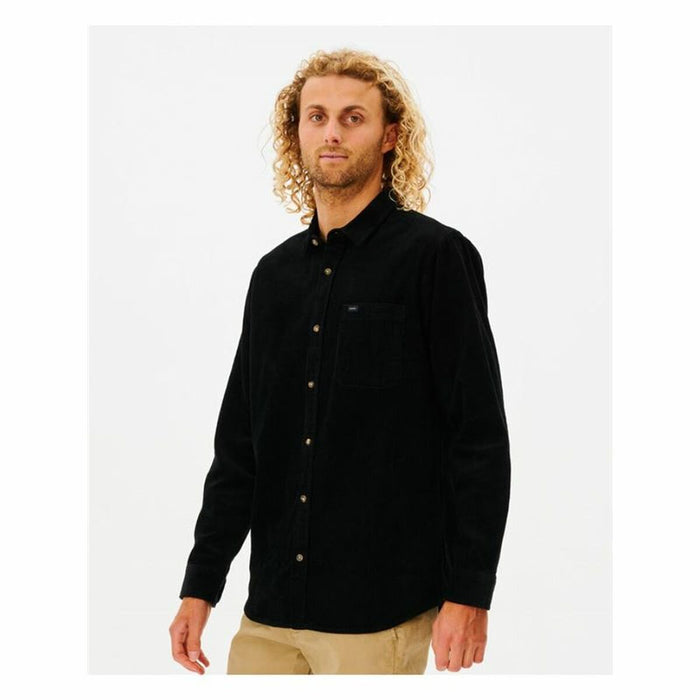 Cămașă cu Mânecă Lungă Bărbați Rip Curl State Cordon catifea