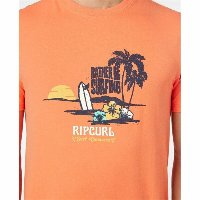Tricou Rip Curl Framed Portocaliu Bărbați