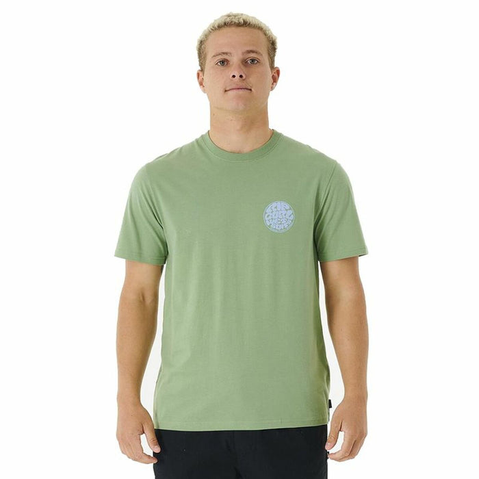 Tricou Rip Curl Wetsuit Icon Cyan Bărbați