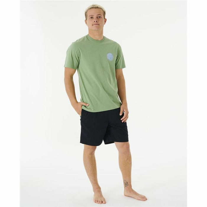 Tricou Rip Curl Wetsuit Icon Cyan Bărbați