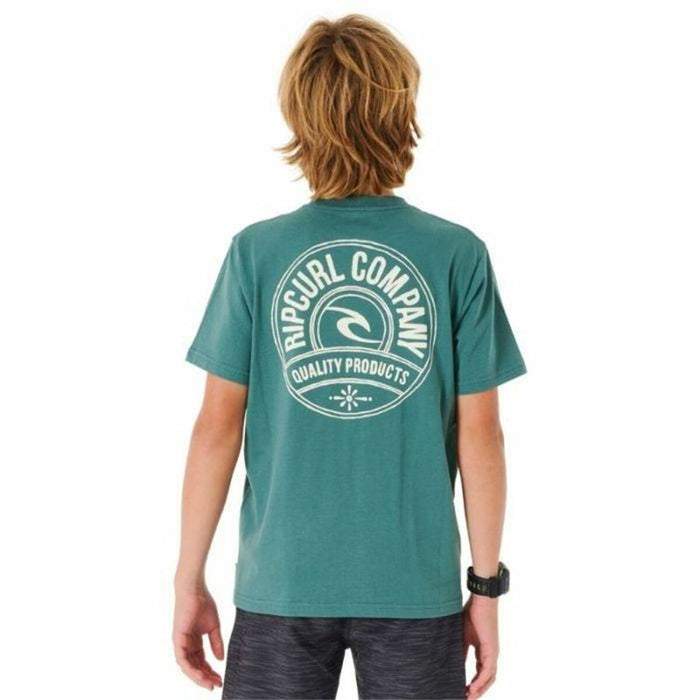 Tricou cu Mânecă Scurtă Copii Rip Curl Stapler  Albastru