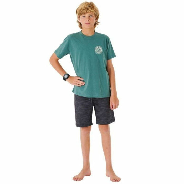 Tricou cu Mânecă Scurtă Copii Rip Curl Stapler  Albastru