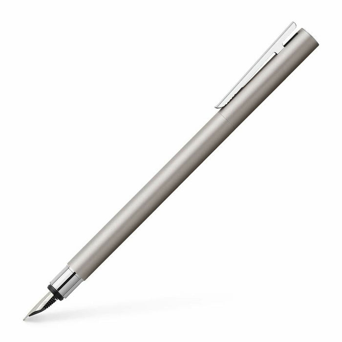 Stilou de caligrafie Faber-Castell Neo Slim Argintiu Mat