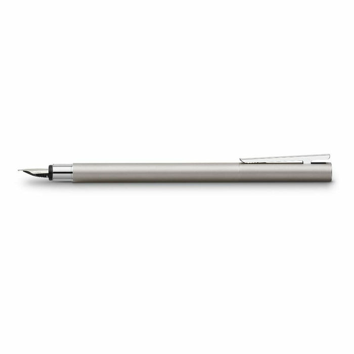 Stilou de caligrafie Faber-Castell Neo Slim Argintiu Mat