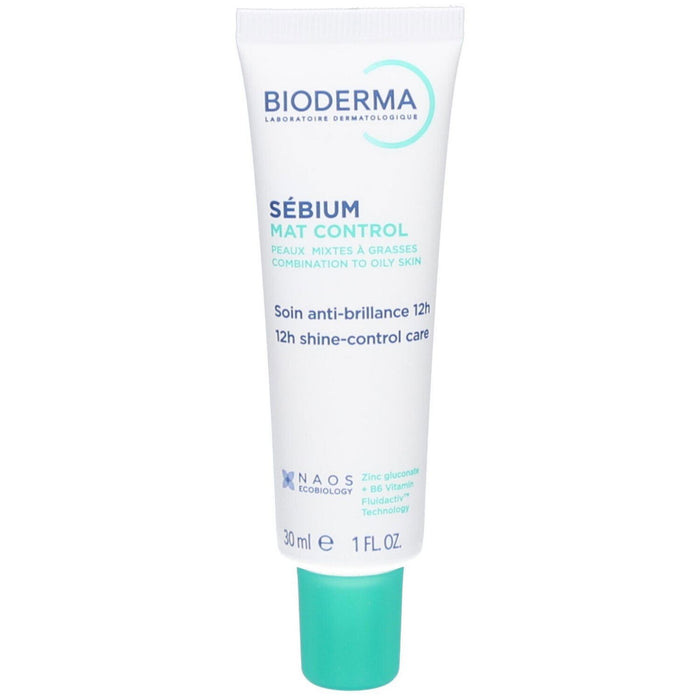 Cremă de față Bioderma Sébium Mat Control, matifiantă, pentru ten mixt și gras, 30 ml