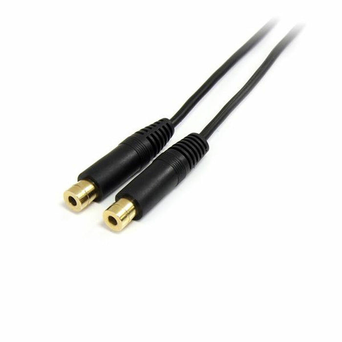 Cablu Audio Jack (3,5 mm) Divizor Startech MUY1MFF              Negru 0,15 m