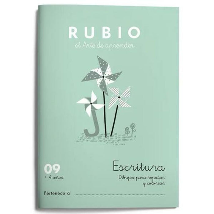 Writing and calligraphy notebook Rubio Nº9 A5 Spaniolă (10 Unități)