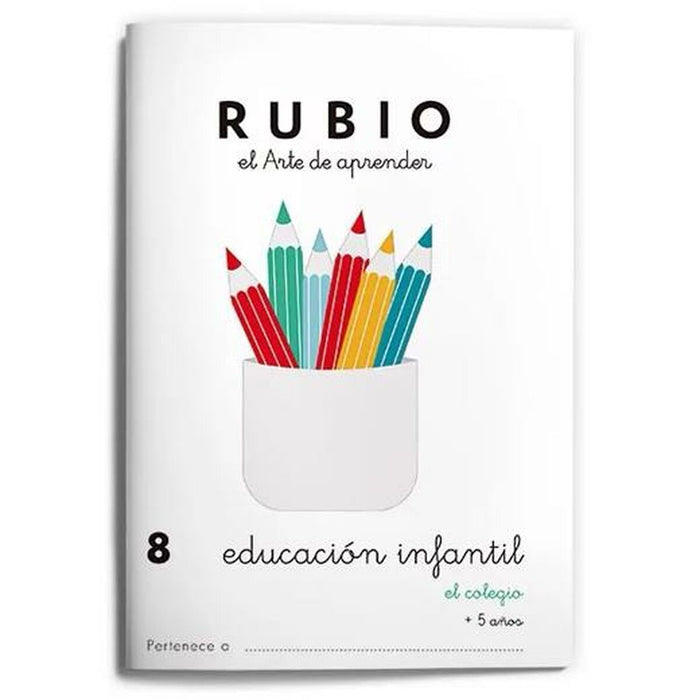 Early Childhood Education Notebook Rubio Nº8 A5 Spaniolă (10 Unități)