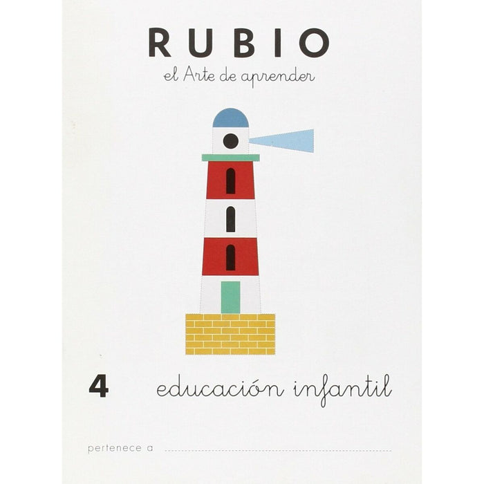 Early Childhood Education Notebook Rubio Nº4 A5 Spaniolă (10 Unități)
