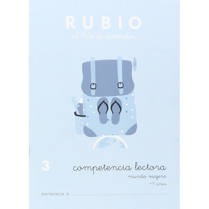 Reading Comprehension Notebook Rubio Nº3 A5 Spaniolă (10 Unități)
