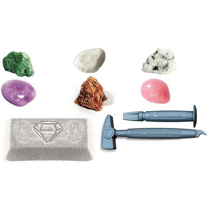 Set de explorare Clementoni Science & Play, Rocks and Minerals, 7+ ani