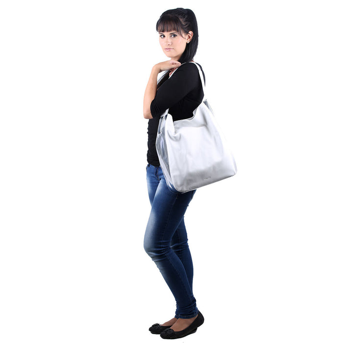 Geantă Damă Calvin Klein 0813EB001-CK105-6308 Alb 37 x 32 x 14 cm