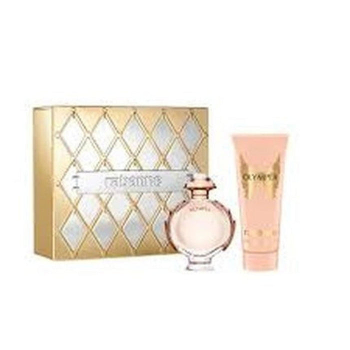 Set Paco Rabanne Olympea, pentru femei: apă de parfum 50 ml + loțiune de corp 100 ml