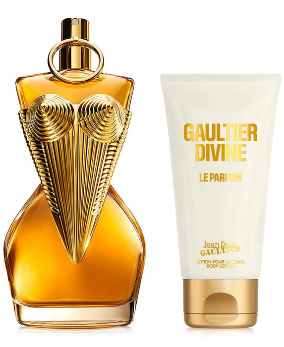 Set Jean Paul Gaultier Divine Le Parfum Intense, pentru femei: apă de parfum 100 ml + loțiune de corp 75 ml