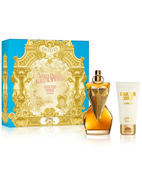 Set Jean Paul Gaultier Divine Le Parfum Intense, pentru femei: apă de parfum 100 ml + loțiune de corp 75 ml