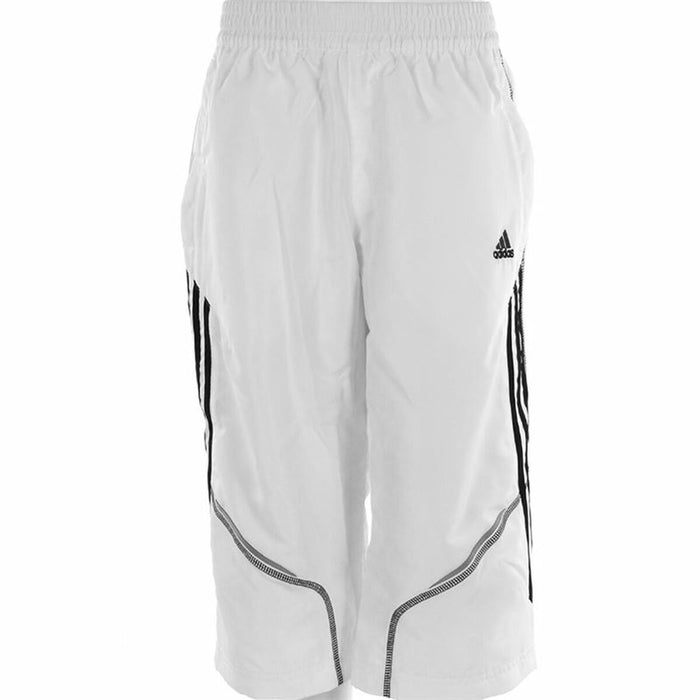 Pantaloni Sport pentru Copii Adidas 3/4 Alb