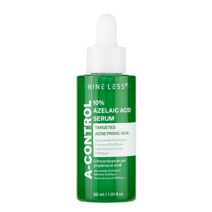 Serum Față, Nineless A-Control, Acid Azelaic 10%, Verde