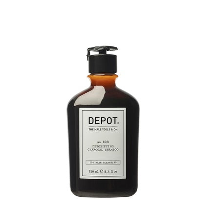 Șampon Detoxifiant cu Cărbune Activ Depot No.108, 250ml