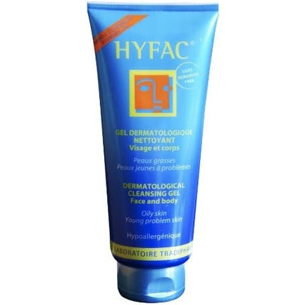 Gel curățare dermatologic Hyfac pentru față și corp, 150ml