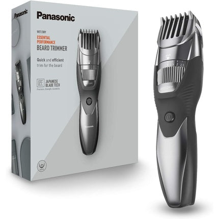 Trimmer barbă, Panasonic, Essential Performance, negru-argintiu