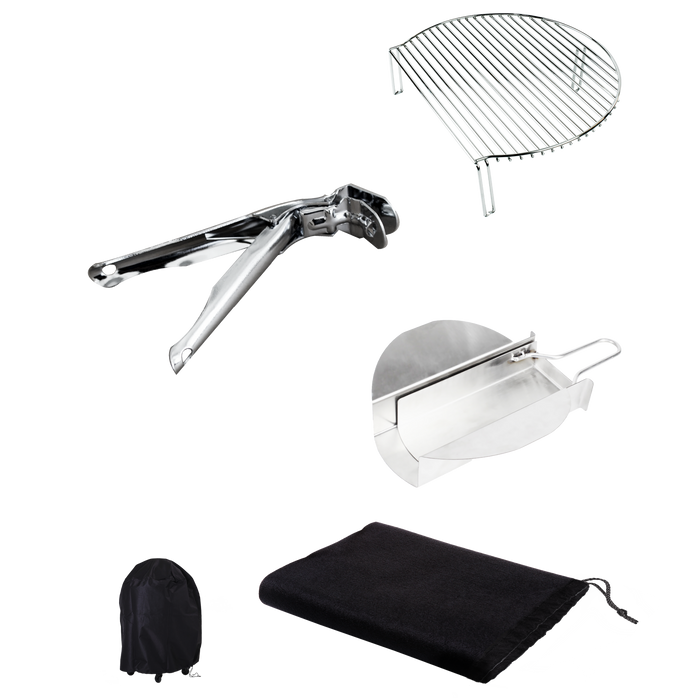 Set de accesorii pentru grătar kamado Cecotec DragonPack 6000 M, pentru DragonFire 6000, 33,5 × 13 × 41,5 cm