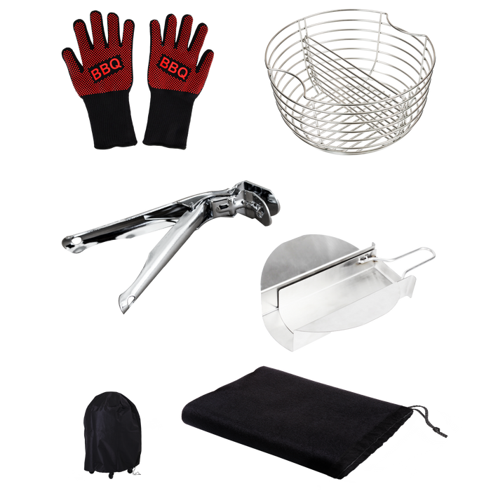 Set de accesorii pentru grătar Cecotec DragonPack 6000 L, 38 × 22,5 × 38 cm