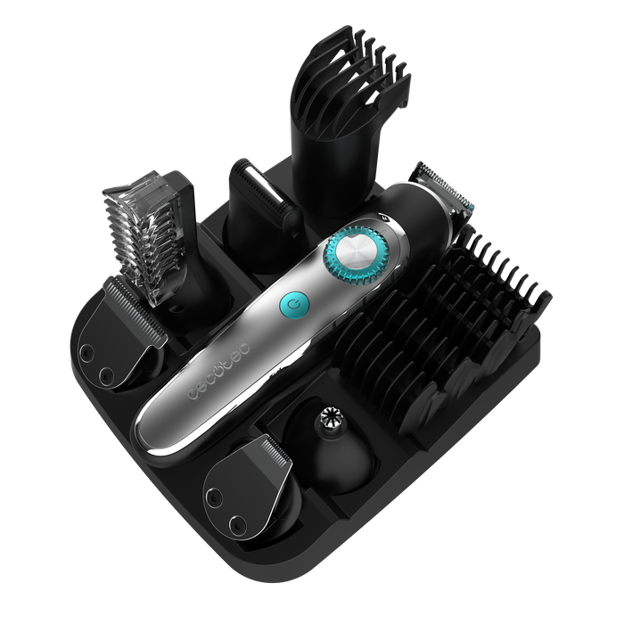 Aparat de tuns multifuncțional Cecotec PrecisionCare Multigrooming Trimmer, 6 capete, autonomie 60 min, rezistență IPX7