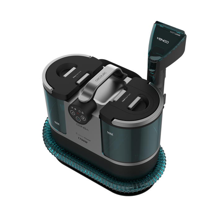 Aspirator cu abur pentru tapițerie Cecotec Conga 7000 Carpet&Spot Clean Steam XXL, 1700 W, rezervoare de 1,6 l și 0,95 l