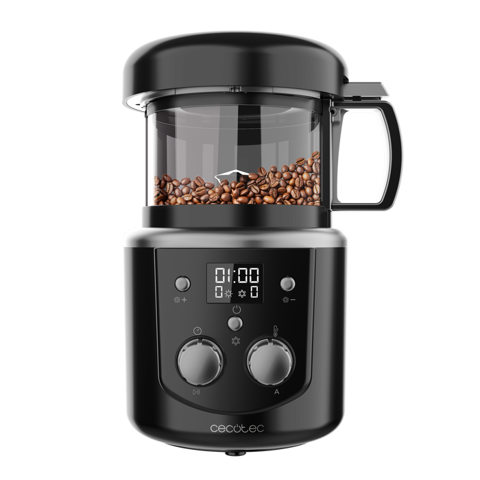 Prăjitor de cafea Cecotec Roaster Booster, 1400 W, capacitate 100–150 g, 8 trepte de prăjire