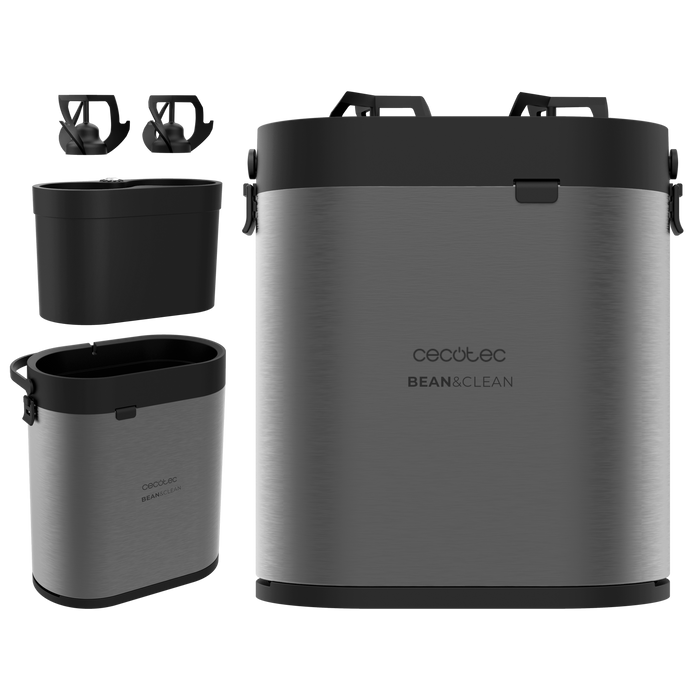 Curățător electric pentru portafiltre Cecotec Bean&Clean Pro, 6 W, compatibil cu portafiltre de 58 mm, inox